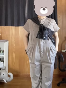「TICCA（ティッカ）のアイテム（オールインワン・サロペット）」を使った、kasumiさん（レディース・165cm）の春コーディネート