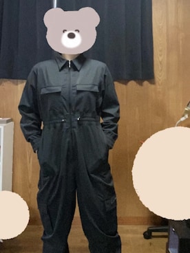 「NIKE（ナイキ）のアイテム（オールインワン・サロペット）」を使った、kasumiさん（レディース・165cm）の夏コーディネート
