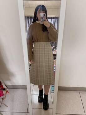 𝕞𝕚𝕔𝕒𝕒𝕒 🇹🇼さん(レディース・162cm)の春コーディネート
