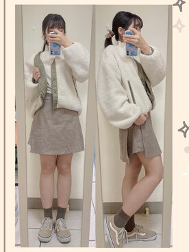 𝕞𝕚𝕔𝕒𝕒𝕒 🇹🇼さん（レディース・162cm）の冬コーディネート