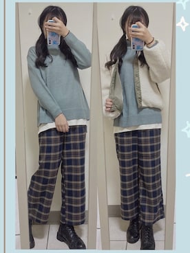 𝕞𝕚𝕔𝕒𝕒𝕒 🇹🇼さん（レディース・162cm）の冬コーディネート