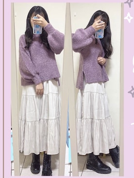 𝕞𝕚𝕔𝕒𝕒𝕒 🇹🇼さん（レディース・162cm）の冬コーディネート