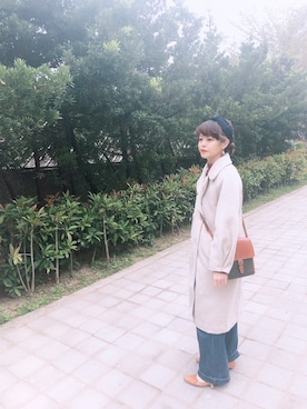 「ef-de（エフデ）のアイテム（パンツ）」を使った、Chine Chenさん（レディース・158cm）の春コーディネート