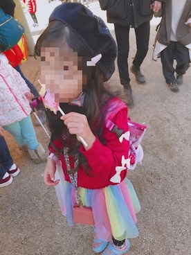 「Rady（レディー）のアイテム（バッグ）」を使った、A♔さん（キッズ・110cm）の春コーディネート