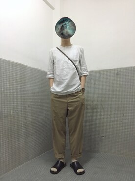 「alternative（オルタナティブ）のアイテム」を使った、k_nootdさん（メンズ・169cm）の夏コーディネート