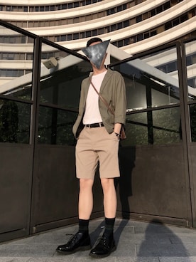 「khaki」｜k_nootdさん（メンズ・169cm）の春コーディネート