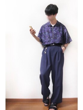 gen@相互  さんの「Hanes×SHIPS AUTHENTIC PRODUCTS: Tシャツ Japan Fit（2枚組）」を使ったコーディネート
