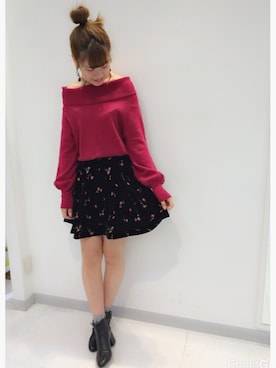 ま つ ゆ か ◡̈*さん（レディース・166cm）の冬コーディネート