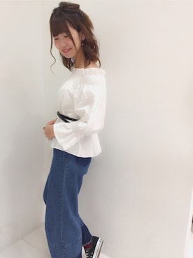 ま つ ゆ か ◡̈*さん（レディース・166cm）の春コーディネート