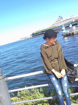 ま つ ゆ か ◡̈*さん（レディース・166cm）の秋コーディネート