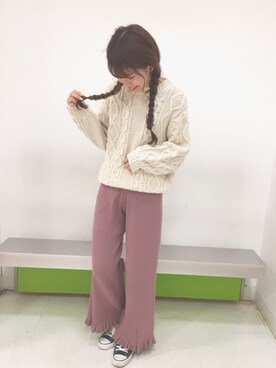 ま つ ゆ か ◡̈*さん(レディース・166cm)の冬コーディネート