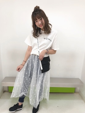 ま つ ゆ か ◡̈*さん(レディース・166cm)の春コーディネート