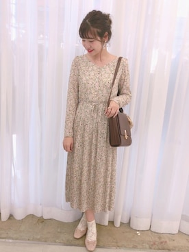 「アイテム（バレエシューズ）」を使った、ま つ ゆ か ◡̈*さん（レディース・166cm・20代）の夏コーディネート