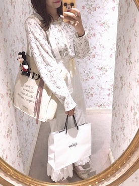 「アイテム（バレエシューズ）」を使った、ま つ ゆ か ◡̈*さん（レディース・166cm・20代）の春コーディネート