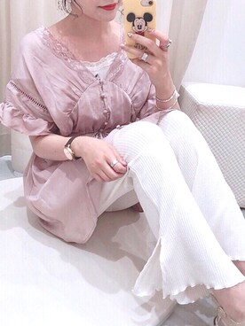 ま つ ゆ か ◡̈*さん（レディース・167cm）の夏コーディネート