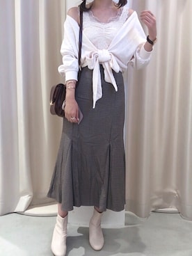 ま つ ゆ か ◡̈*さん（レディース・167cm）の秋コーディネート