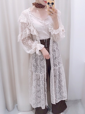 「アイテム（ワンピース/ドレス）」を使った、ま つ ゆ か ◡̈*さん（レディース・167cm・20代）の秋コーディネート