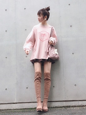 ま つ ゆ か ◡̈*さん（レディース・167cm）の秋コーディネート