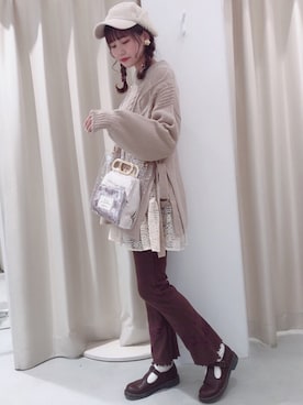 ま つ ゆ か ◡̈*さん（レディース・167cm）の秋コーディネート