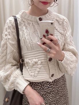 「アイテム（スカート、その他）」を使った、ま つ ゆ か ◡̈*さん（レディース・167cm）の秋コーディネート