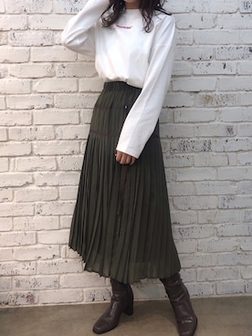 ま つ ゆ か ◡̈*さん（レディース・167cm）の冬コーディネート