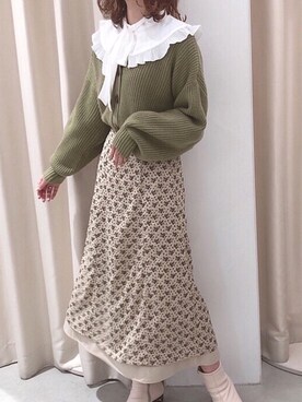 ま つ ゆ か ◡̈*さん（レディース・167cm）の冬コーディネート