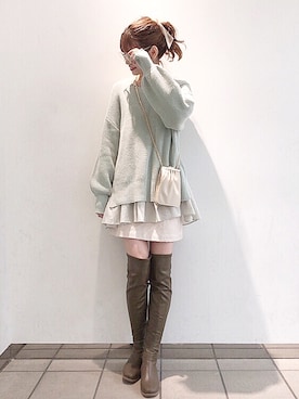 ま つ ゆ か ◡̈*さん(レディース・167cm)の冬コーディネート