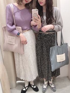 ま つ ゆ か ◡̈*さん（レディース・167cm）の春コーディネート