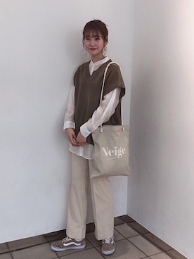 ま つ ゆ か ◡̈*さん（レディース・167cm）の春コーディネート