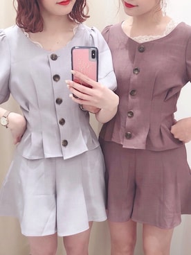 ま つ ゆ か ◡̈*さん（レディース・167cm）の春コーディネート