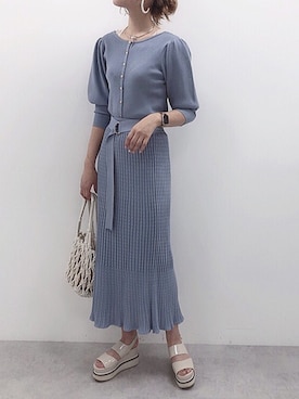 ま つ ゆ か ◡̈*さん（レディース・167cm）の春コーディネート