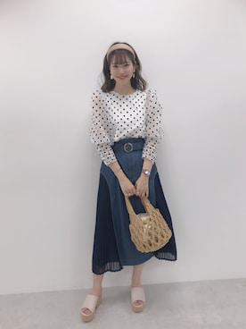 ま つ ゆ か ◡̈*さん（レディース・167cm）の春コーディネート