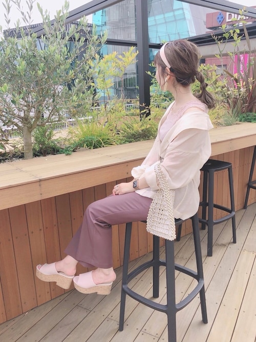 ま つ ゆ か One After Another Nice Claup原宿ラフォーレ店 One After Another Nice Claupのスラックスを使ったコーディネート Wear