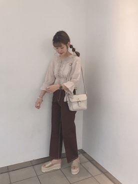 ま つ ゆ か ◡̈*さん（レディース・167cm）の夏コーディネート