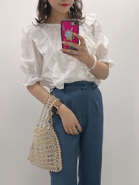 ま つ ゆ か ◡̈*さん（レディース・167cm）の夏コーディネート