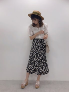 ま つ ゆ か ◡̈*さん（レディース・167cm）の夏コーディネート