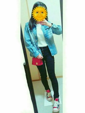 「BASE（ベース）のアイテム（パンツ）」を使った、けにょんさん（レディース・156cm）の冬コーディネート