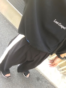 「L.H.P（エルエイチピー）のアイテム（トートバッグ）」を使った、ユウトさん（メンズ・176cm）の夏コーディネート