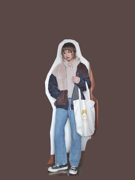 Liiiさん（レディース・160cm）の冬コーディネート