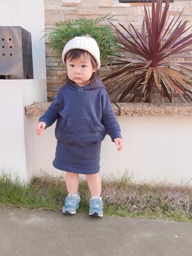 「オシャレパッソ」｜＊®️eia＊さん（キッズ・80cm）の秋コーディネート