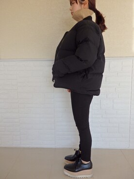 「STELLA McCARTNEY（ステラマッカートニー）のアイテム（ローファー）」を使った、favoriさん（レディース・158cm）の冬コーディネート