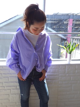 「ラベンダー」｜favoriさん（レディース・155cm）の春コーディネート