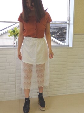「こっとんぶらうす」｜favoriさん（レディース・155cm）の春コーディネート