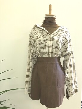 「ハイネックトップス」｜favoriさん（レディース・157cm）の秋コーディネート