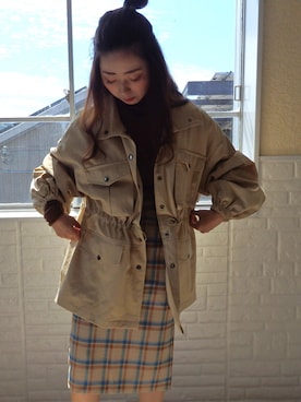 「ハイネックトップス」｜favoriさん（レディース・155cm）の秋コーディネート