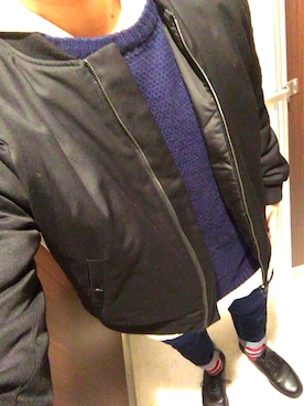 「RAGEBLUE（レイジブルー）のアイテム（その他アウター）」を使った、yuさん（メンズ・168cm）の冬コーディネート