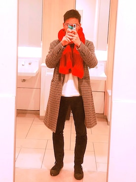 「RAGEBLUE（レイジブルー）のアイテム（その他トップス）」を使った、yuさん（メンズ・168cm）の冬コーディネート