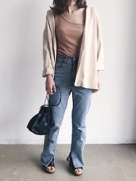 tamaruさん（レディース・155cm）の夏コーディネート