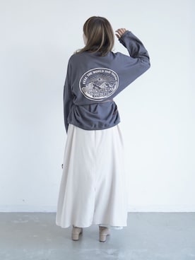 「SIKI PRODUCT.（シキプロダクト）のアイテム」を使った、tamaruさん（レディース・155cm）の秋コーディネート