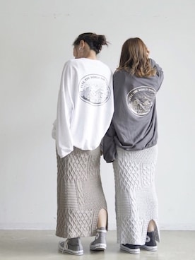 「SIKI PRODUCT.（シキプロダクト）のアイテム」を使った、tamaruさん（レディース・155cm）の夏コーディネート